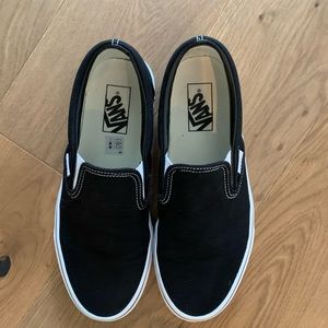 Black Slip-On Vans